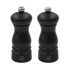PEUGEOT 푸조 끌레르몽 듀오 페퍼밀 + 솔트밀 13cm 검정무광, 1세트