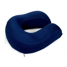 Cute Mate U形記憶棉頸枕, 深藍色