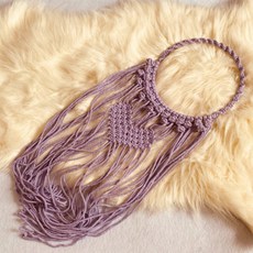 JHCompany 보헤미안 하트 테피스트리 드림캐쳐, 퍼플