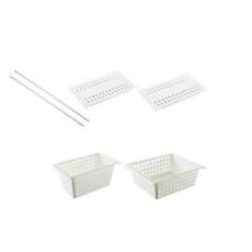 Zelife多種收納整理衣架組 B, 白色的