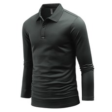 DAKUANG 男款冬季刷絨長袖polo衫