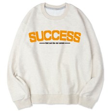 VENHIT SUCCESS 半寬鬆版型柔軟刷毛大學T