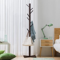 木立式衣架, 棕色的