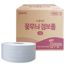 正確的Lululala花紋3層加長捲筒衛生紙, 16件, 1個