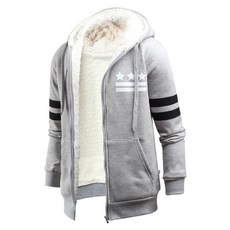 DAKUANG Star 羊羔絨刷毛連帽拉鍊外套 _cd581