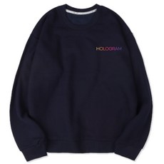 VENHIT HOLOGRAM字樣寬鬆刷絨長袖上衣