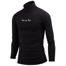 다꾸앙 남성용 겨울 촉감 바이자수 폴라 터틀넥 니트 ts2865