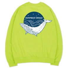 벤힛 웨일 세미 오버핏 소프트 기모 빅사이즈 맨투맨