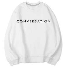 VENHIT CONVERSATION 柔軟刷毛大學T