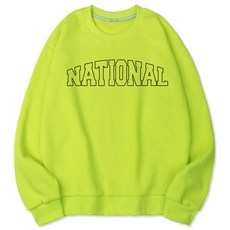 BENHIT 男女通用 National 半寬鬆版型柔軟刷毛大學T