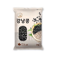 논과밭 검정강낭콩, 3kg, 1개