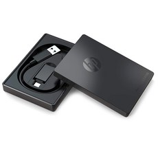 hp 攜帶式外接式 USB3.1 SSD固態硬碟 P700, 512GB, 商務黑色