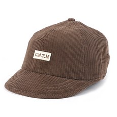 IAMCAP 布標裝飾燈芯絨短簷棒球帽
