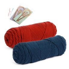 brand yarn 針織圍巾披肩DIY套組, 1組, F（15號、19號）