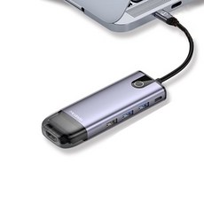맥도도 8 in 1 C타입 USB 멀티 확장 허브 어댑터, 혼합색상, 1개