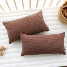 hello MINIME 孩童素色枕頭 2入, 棕色