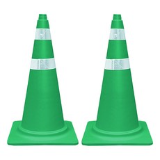 동광세이프 칼라콘, 2개, 녹색