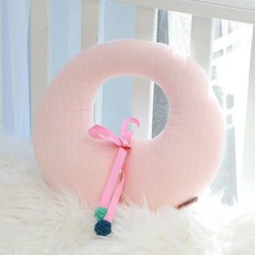 hwamo baby 紗布頸枕, 蜜桃粉