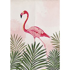 我家紅鶴躲起來了 布藝亞麻門簾 半門簾, H款