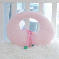hwamo baby 紗布頸枕, 粉色