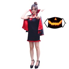 Stupid 萬聖節性感吸血鬼服裝 + 南瓜面具套裝