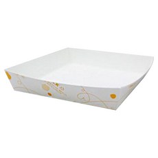 Damda 可重複使用心形圖案托盤 2 號 11 x 11 x 2.4 厘米, 100件, 1個