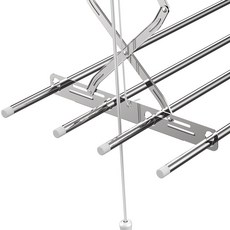 天花板曬衣架替換用不鏽鋼桿, 4入, 4個
