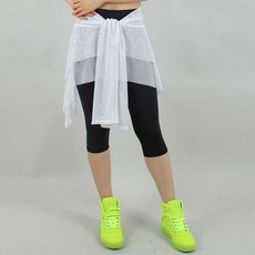 CHORUS LINE 包臀純色透明裹身半身裙, 白色的