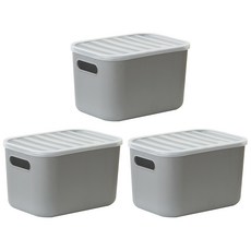 Bono House I am Living Box S, 灰色, 3個