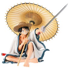 CRANEKING One Piece World Sculpting King Summit Battle 2 Vol 6 Monkey D Luffy 和服戰士將軍彩圖, 1個