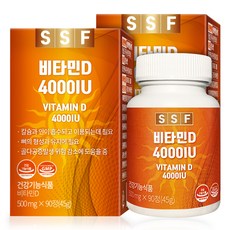 SSF 비타민D 4000IU, 180정, 1개
