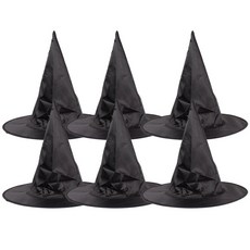 PARTYHAE 兒童巫婆帽, 單一顏色, 6個