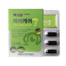 PREVENTRA Omega-3葉黃素膠囊, 30顆, 1盒