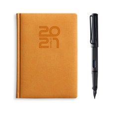 YANGJISA Usery 25A日記金棒+拉米鋼筆啞光黑EF筆尖, 混色