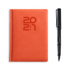 YANGJISA Useary 25A日記橙+拉米鋼筆啞光黑EF筆尖, 混色