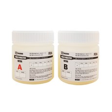 Molkang肥皂DIY組 模具大師模具用液態矽膠 250g+模具大師超硬 250g, 混色