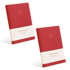 indigo 生活戶口本溫度簡單2p, 紅色的, 1套