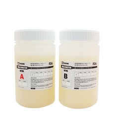 Molkang肥皂DIY組 模具大師模具用液態矽膠 500g+模具大師超硬 500g, 混色