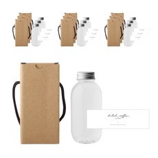 泡泡奶茶450ml+銀蓋+貼紙N10套組, 10組