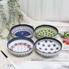 Polab 拉麵碗4件組, 雛菊,玫瑰,甜瓜,櫻桃, 1套