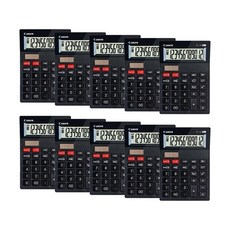 Canon 佳能 計算器 AS-120 10p, 黑色的