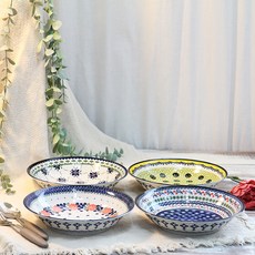 폴라브 파스타볼 22cm 4종 세트, 데이지,로즈,멜론,체리, 1세트