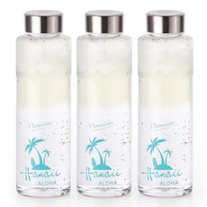 Bulkuck Bottle 夏威夷塑膠水瓶, 薄荷綠夏威夷, 1L, 3個