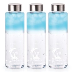 Bulkuck Bottle 夏威夷塑膠水瓶, 白色夏威夷, 1L, 3個