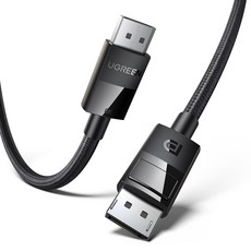 UGREEN 綠聯 20pin 編織 Ultra 8K DP V1.4 傳輸線, 1個, 1m