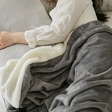 베베데코 도톰 코지 양털 극세사 담요
