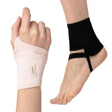 孕婦護腕 膚色 2入+護踝 黑色 2入