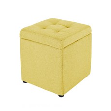 GAPANG 布製收納式矮凳 11號, 黃色