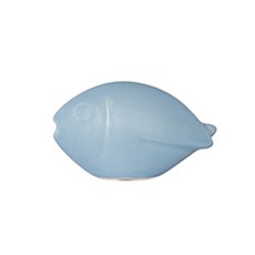 素色粉彩魚形花瓶, 單一顏色