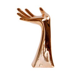 手型珠寶收納架 玫瑰金, 1個